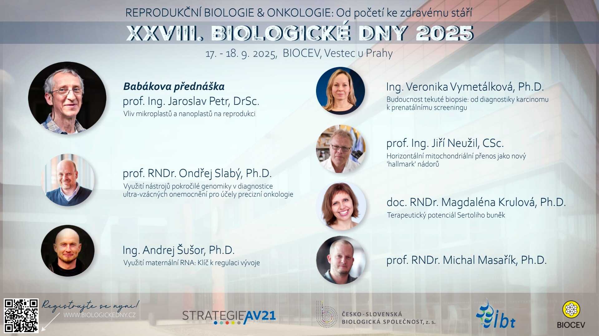 Biologické dny_keynote speakers